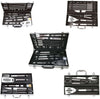 Valigetta per barbecue accessori per BBQ in alluminio acciaio inox grigliata brace griglia