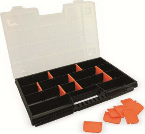 Valigetta Porta Minuteria Tool Box Ferramenta A Scomparti 28,5 X 19 X 3,5 Cm Fai da te/Organizzazione casa e magazzini/Organizzazione di utensili/Vaschette porta utensili Trade Shop italia - Napoli, Commerciovirtuoso.it