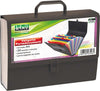 Valigetta portadocumenti - 25 tasche colorate - PPL - nero - Lebez Cancelleria e prodotti per ufficio/Archivio ufficio e accessori per scrivania/Archivio ufficio/Cartelle/Cartelle portadocumenti Eurocartuccia - Pavullo, Commerciovirtuoso.it