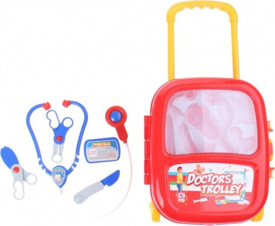 Valigetta Dottore Carrello Di Dottoressa Peluche Giochi Bambina