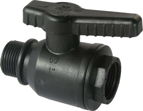 Valvola di intercettazione a sfera con filettatura GAS in polipropilene Giardino e giardinaggio/Attrezzi da giardino e attrezzature per l'irrigazione/Attrezzature per l'irrigazione/Rubinetti La Zappa - Altamura, Commerciovirtuoso.it