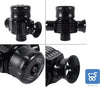Valvola di Scarico Doppio Universale 25mm Auto lega di alluminio nero - Turbo Blow Off Valve
