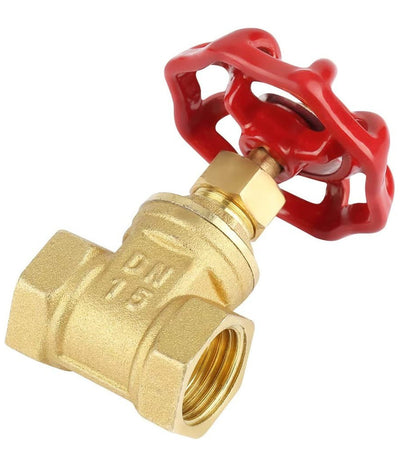 Valvola Saracinesca D'arresto Per Acqua Rubinetto In Metallo F/f Pn16 Da 1/2