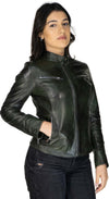 Vanessa---Giacca-Donna-Verde-in-vera-pelle