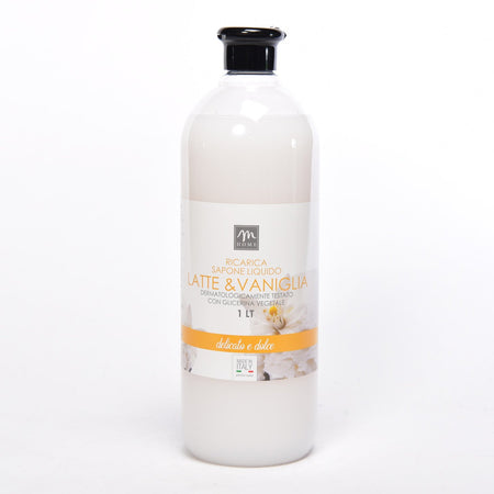 Dispenser di Sapone liquido da 500 mL profumato dermatologicamente testato con glicerina vegetale