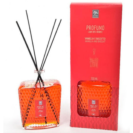 Diffusore di fragranza con bacchette in cotone, confezione regalo 700 ml
