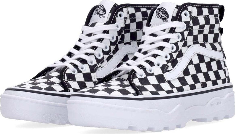 VANS-Scarpa-Alta-Donna-Sentry-Sk8-hi-Wc-Checkerboard-da-donna