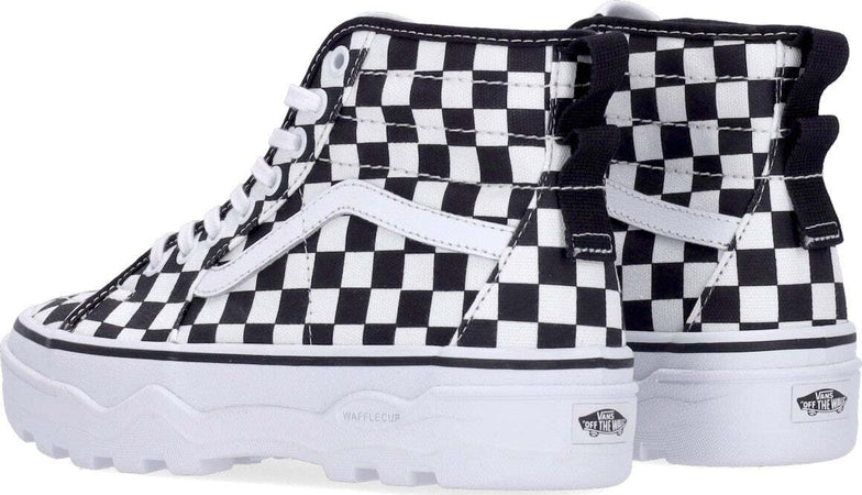 VANS-Scarpa-Alta-Donna-Sentry-Sk8-hi-Wc-Checkerboard-da-donna
