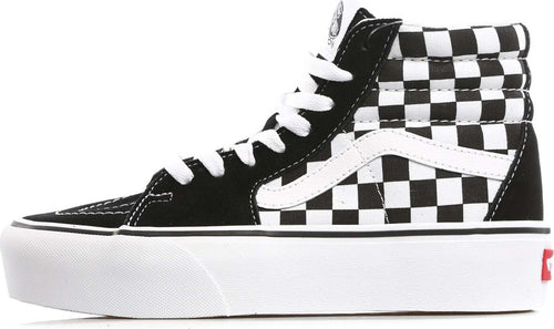 VANS-Scarpa-Alta-Donna-Sk8-hi-Platform-2-Checkerboard/true-White-da-donna