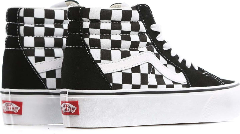 VANS-Scarpa-Alta-Donna-Sk8-hi-Platform-2-Checkerboard/true-White-da-donna