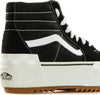 VANS-Scarpa-Alta-Donna-Sk8-hi-Stacked-Suedecanvas/black-da-donna