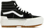 VANS-Scarpa-Alta-Donna-Sk8-hi-Stacked-Suedecanvas/black-da-donna