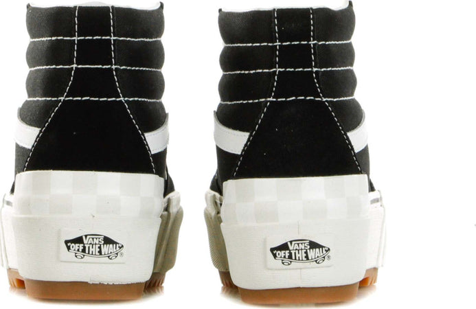 VANS-Scarpa-Alta-Donna-Sk8-hi-Stacked-Suedecanvas/black-da-donna