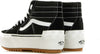 VANS-Scarpa-Alta-Donna-Sk8-hi-Stacked-Suedecanvas/black-da-donna