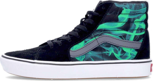 VANS-Scarpa-Alta-Uomo-Comfycush-Sk8-hi-After-Dark-Black/green-da-uomo