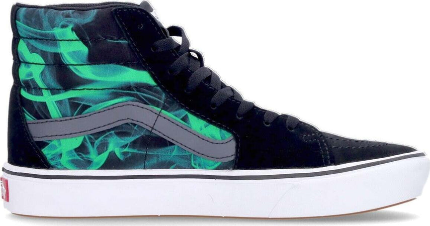 VANS-Scarpa-Alta-Uomo-Comfycush-Sk8-hi-After-Dark-Black/green-da-uomo
