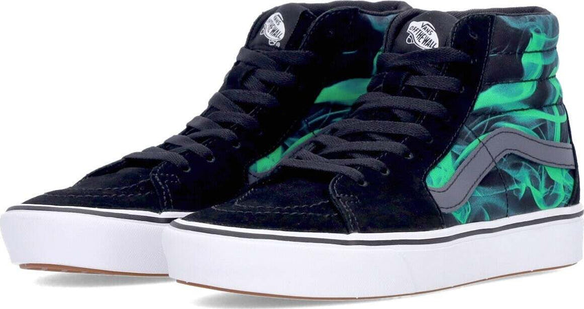 VANS-Scarpa-Alta-Uomo-Comfycush-Sk8-hi-After-Dark-Black/green-da-uomo