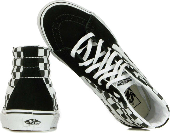 VANS-Scarpa-Alta-Uomo-Sk8-hi-(checkerboard)-Black/true-White-da-uomo