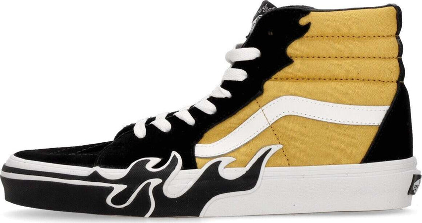 VANS-Scarpa-Alta-Uomo-Sk8-hi-Flame-Black/yellow-da-uomo