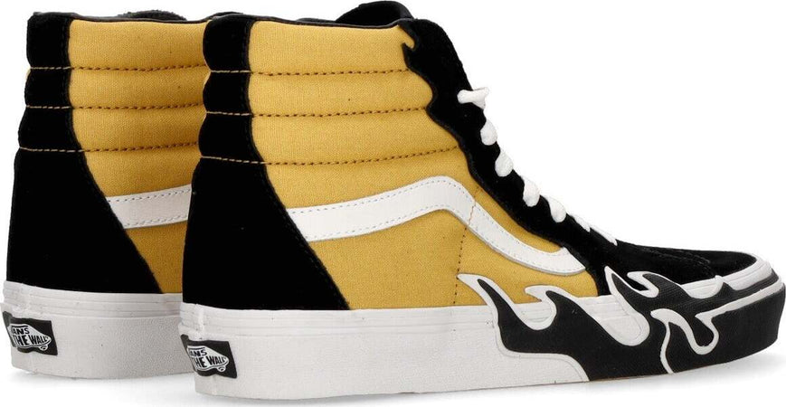 VANS-Scarpa-Alta-Uomo-Sk8-hi-Flame-Black/yellow-da-uomo