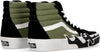 VANS-Scarpa-Alta-Uomo-Sk8-hi-Flame-Loden-Green-da-uomo