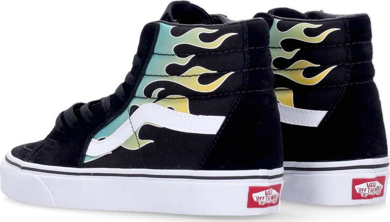 VANS-Scarpa-Alta-Uomo-Sk8-hi-Glow-Flame/black/white-da-uomo