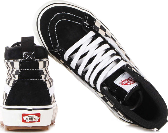 VANS-Scarpa-Alta-Uomo-Sk8-hi-Mte-1-Black/white/checkerboard-da-uomo