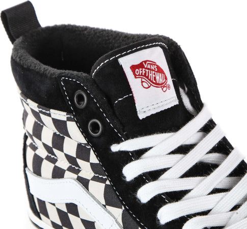 VANS-Scarpa-Alta-Uomo-Sk8-hi-Mte-1-Black/white/checkerboard-da-uomo