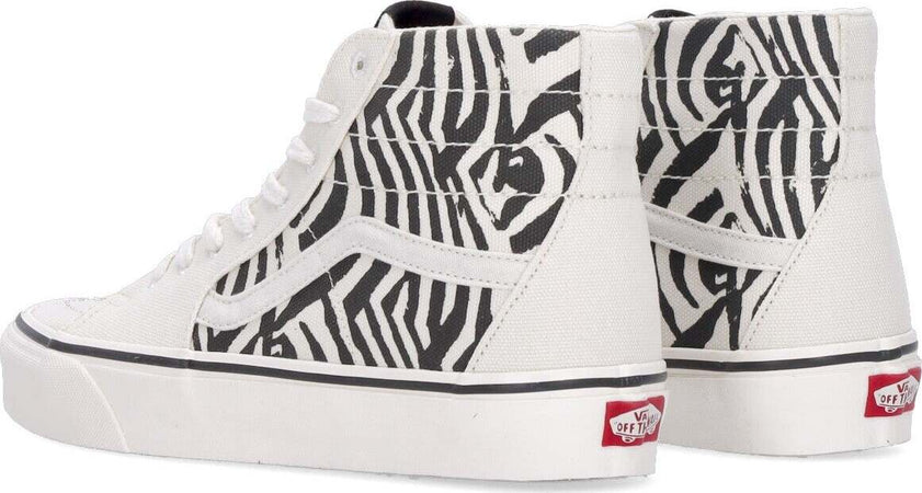 VANS-Scarpa-Alta-Uomo-Sk8-hi-Tapered-Zebra-da-uomo