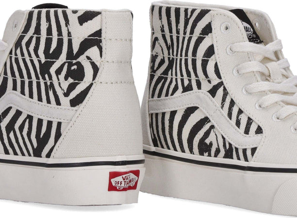 VANS-Scarpa-Alta-Uomo-Sk8-hi-Tapered-Zebra-da-uomo