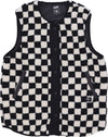 VANS-Smanicato-Donna-W-Mason-Reversible-Vest-Black-Checkerboard-da-donna
