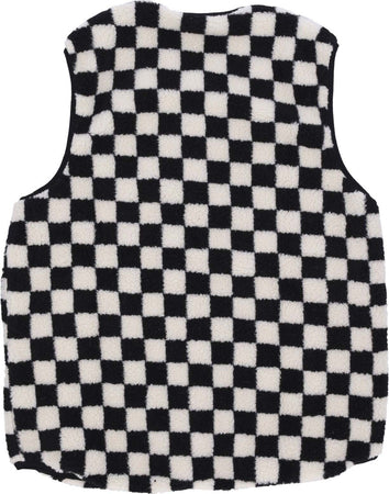 VANS-Smanicato-Donna-W-Mason-Reversible-Vest-Black-Checkerboard-da-donna