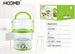 Vaporiera-A-2-Piani-Capacita'-2-X-2,5-Litri-Timer-60-Minuti-500w-Carne-Verdure