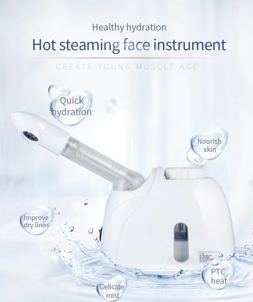 Vaporizzatore Facciale Portatile Puliza Viso Estetica Con Idrocontenitore 400 W Bellezza/Cura della pelle/Viso/Idratanti/Spray e nebulizzatori Trade Shop italia - Napoli, Commerciovirtuoso.it