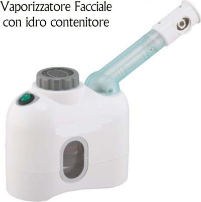 VAPORIZZATORE FACCIALE PORTATILE PULIZA VISO ESTETICA CON IDROCONTENITORE 400W Bellezza/Cura della pelle/Viso/Idratanti/Spray e nebulizzatori Trade Shop italia - Napoli, Commerciovirtuoso.it