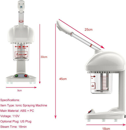 Vaporizzatore Ozono Pulizia Del Viso Estetica Da Tavolo Portatile Professionale Salute e Bellezza > Cura del corpo e viso Trade Shop italia - Napoli, Commerciovirtuoso.it