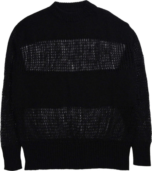 VAQUERA-Giant-maglione-ampio-in-nero-da-donna