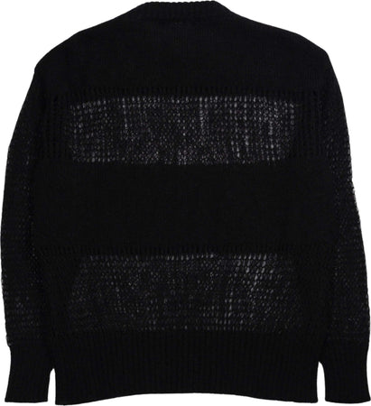 VAQUERA-Giant-maglione-ampio-in-nero-da-donna