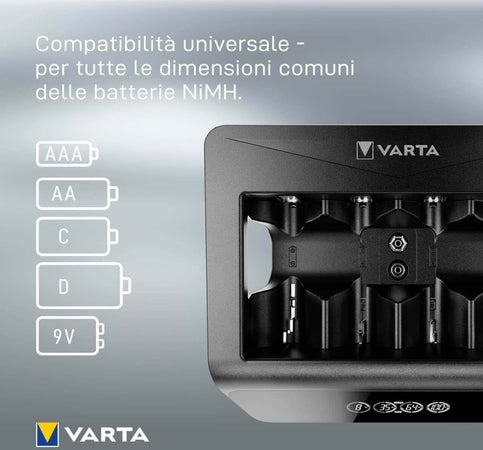 Varta Caricatore LCD per Batterie