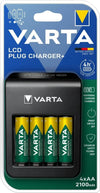 Varta Originale Caricatore USB LCD per Batterie
