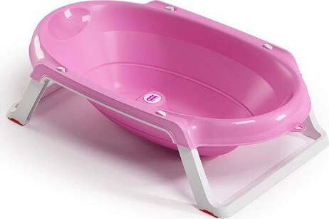 Vasca-bimbo-Okbaby-895-14-ONDA-SLIM-Pieghevole-Rosa
