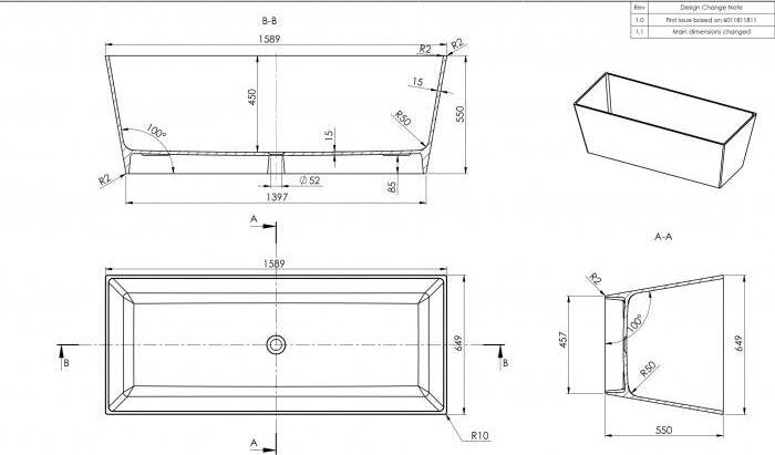 Vasca-da-Bagno-Design-forma-squadrata-Qube