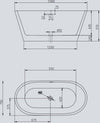 Vasca Da Bagno Free Standing 002 Acrilico Bianco Lucido Ovale L138xH57xP75 Fai da te/Attrezzature per cucine e bagni/Attrezzature per bagni/Vasche da bagno/Vasche da bagno con piedini Ogomondo - Martina Franca, Commerciovirtuoso.it