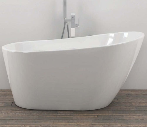 Vasca Da Bagno Free Standing 005 Acrilico Bianco Lucido Ovale Fai da te/Attrezzature per cucine e bagni/Attrezzature per bagni/Vasche da bagno/Vasca da bagno giapponese Ogomondo - Martina Franca, Commerciovirtuoso.it