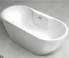 Vasca-Da-Bagno-Free-Standing-Forma-Ovale-Acrilico-Bianco-Lucido-170-cm