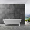 Vasca Da Bagno Free Standing Hannah Artificial Stone Bianco Opaco Matt Fai da te/Attrezzature per cucine e bagni/Attrezzature per bagni/Vasche da bagno/Vasca da bagno giapponese Ogomondo - Martina Franca, Commerciovirtuoso.it