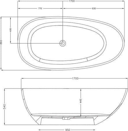 Vasca Da Bagno Free Standing Lisa Artificial Stone Bianco Opaco Matt Fai da te/Attrezzature per cucine e bagni/Attrezzature per bagni/Vasche da bagno/Vasca da bagno giapponese Ogomondo - Martina Franca, Commerciovirtuoso.it