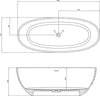 Vasca Da Bagno Free Standing Silja Artificial Stone Bianco Opaco Matt Fai da te/Attrezzature per cucine e bagni/Attrezzature per bagni/Vasche da bagno/Vasca da bagno giapponese Ogomondo - Martina Franca, Commerciovirtuoso.it