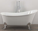 Vasca Da Bagno Free Standing Vintage 006 Acrilico Bianco Lucido Ovale L160xH84XP75 Fai da te/Attrezzature per cucine e bagni/Attrezzature per bagni/Vasche da bagno/Vasche da bagno con piedini Ogomondo - Martina Franca, Commerciovirtuoso.it