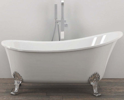 Vasca Da Bagno Free Standing Vintage 006 Acrilico Bianco Lucido Ovale L160xH84XP75 Fai da te/Attrezzature per cucine e bagni/Attrezzature per bagni/Vasche da bagno/Vasche da bagno con piedini Ogomondo - Martina Franca, Commerciovirtuoso.it